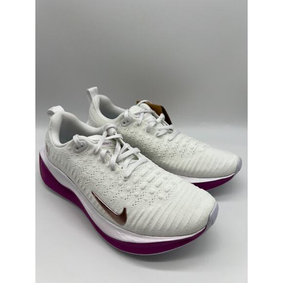 Nike ReactX Infinity Run 4 White Hot Fuchsia DR2670 108 Women’s Size 9.5 - Picture 11 of 12